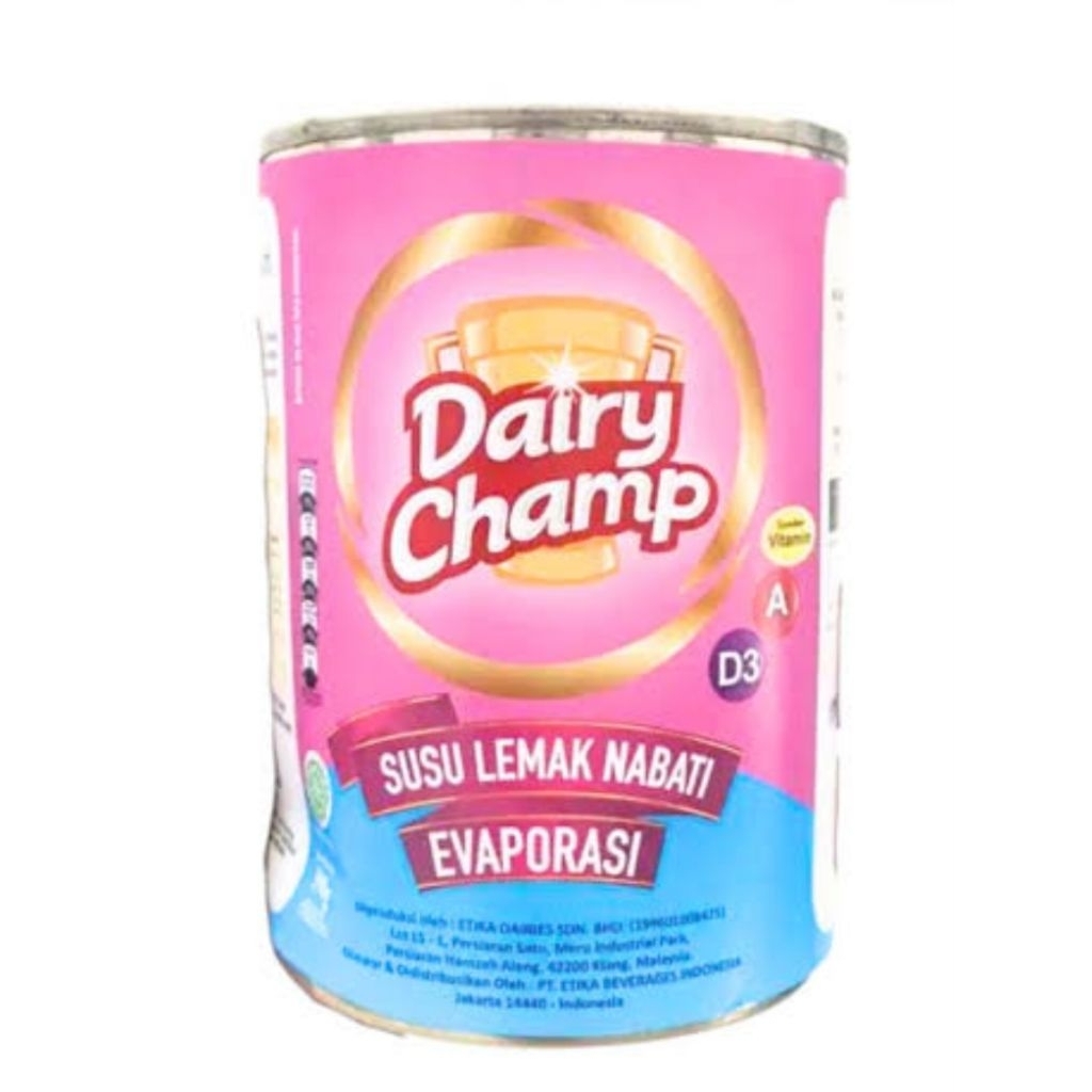 

Dairy Champ Evaporasi 390 gr- Susu Lemak Nabati