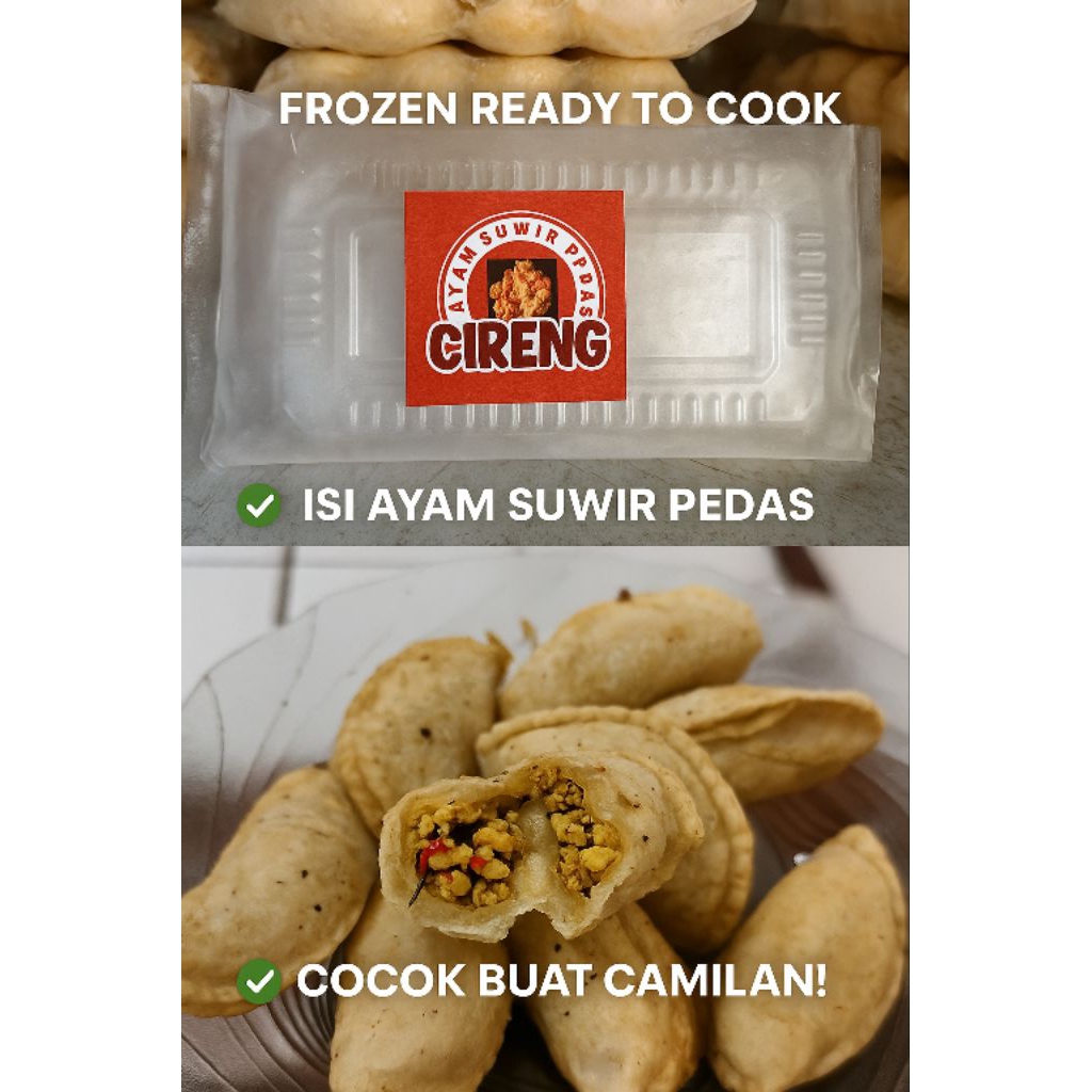 

CIRENG ISI AYAM SUWIR PEDAS – Frozen Food Praktis & Lezat