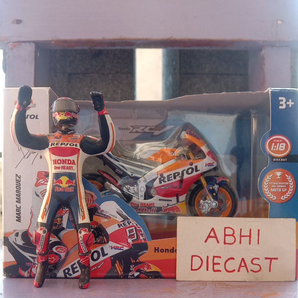 Maisto honda rc213v repsol 2017 marc marquez no.93 lengkap figure diecast maisto repsol honda rc 213
