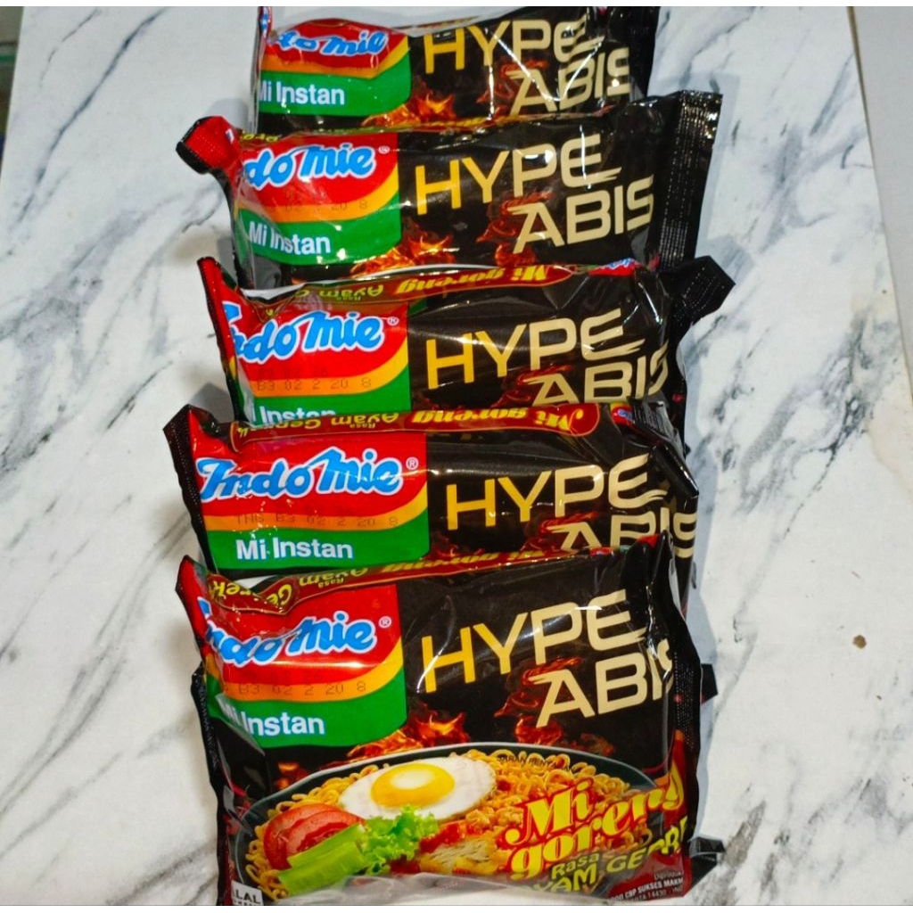 

Indomie goreng rasa Ayam Geprek - 5 Pcs