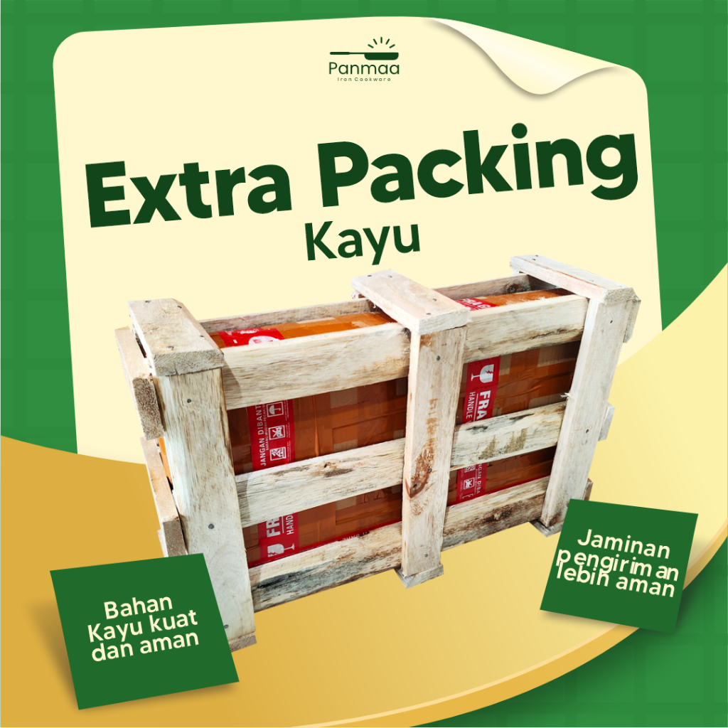 

Extra Packing Kayu Tebal dan Kuat