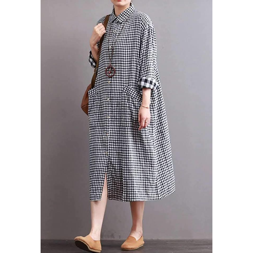 Imani Butik | Tunik Naena Fashion Muslim Model Kotak Bahan Katun Kasual