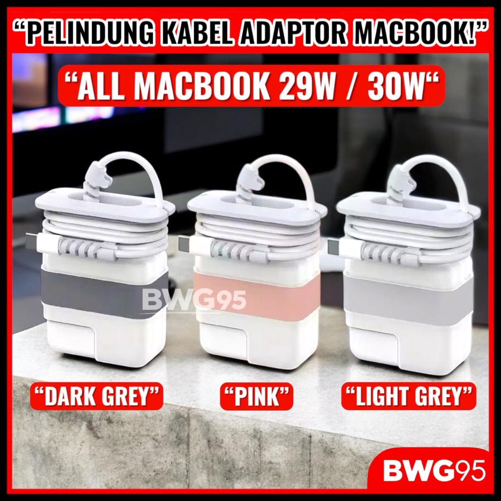 Pelindung Kabel Adaptor Macbook / Macbook Adaptor Case / Adaptor Macbook Case / Adaptor Case Macbook