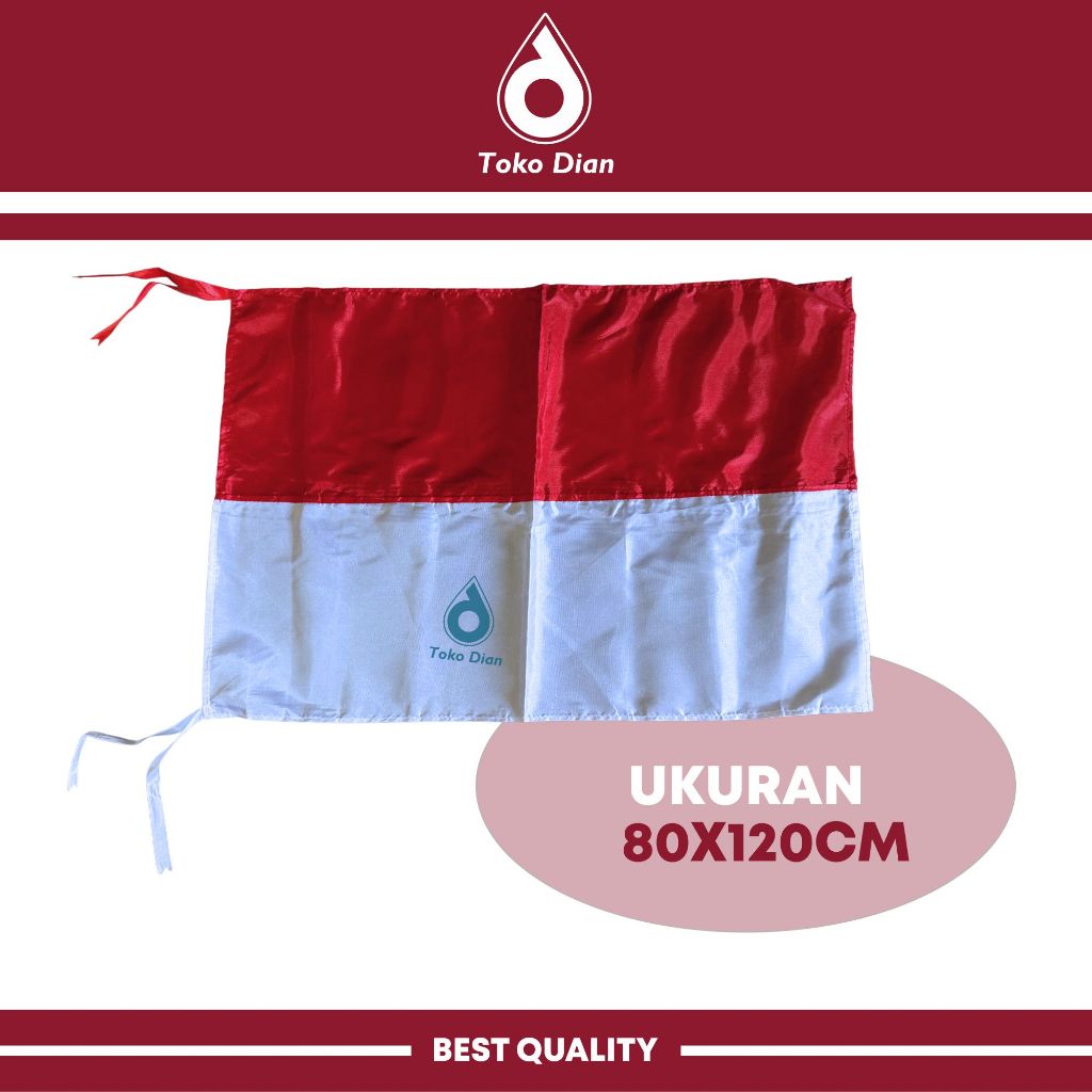 Bendera Merah Putih Ukuran 80x120