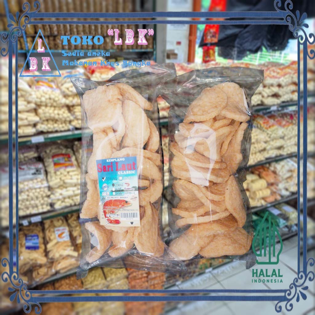 

Kerupuk / Kemplang Udang Goreng Classic Sari Laut