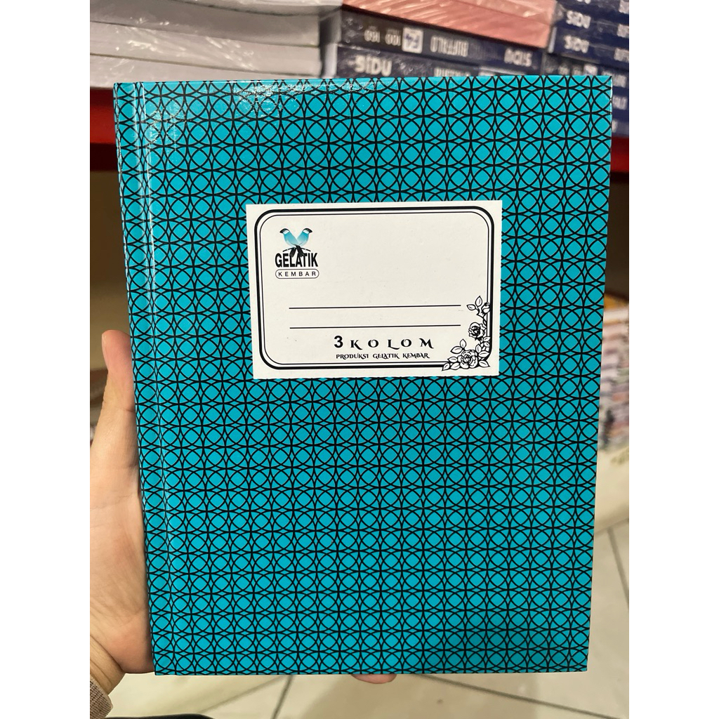 

BUKU HARD COVER KAS TIGA KOLOM QWARTO ISI 100 LEMBAR