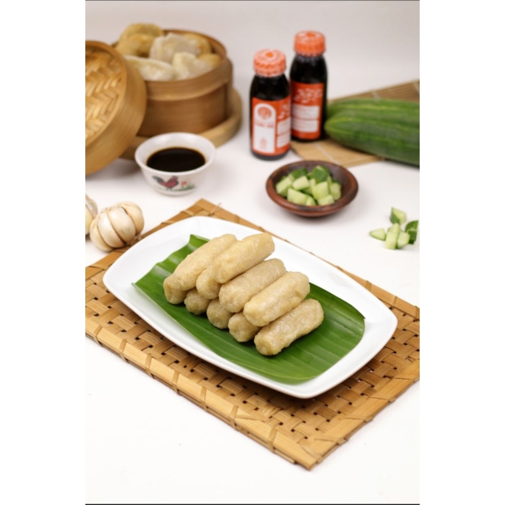 

PEMPEK palembang lenjer kecil isi 10 pcs free cuko pempek lenjer ikan tenggiri premium