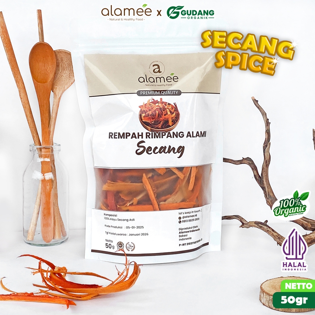 

ALAMEE rempah secang aroma harum 50 gram bumbu eksotis dengan cita rasa alami rempah aromatik alami