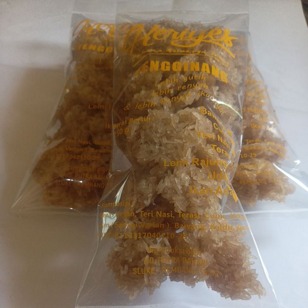 

Rengginang Terasi rebon keriyes 250g