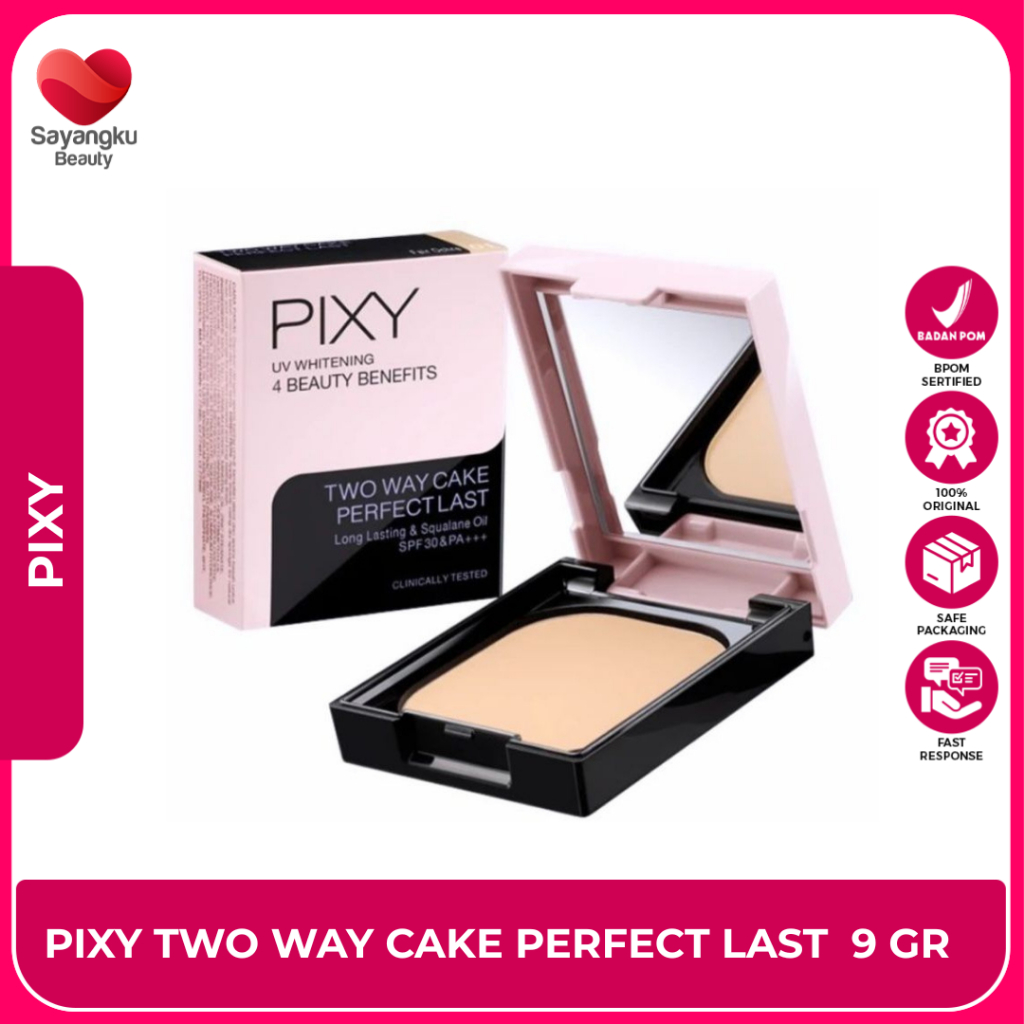 PIXY TWO WAY CAKE PERFECT LAST - bedak padat pixy - powder pixy