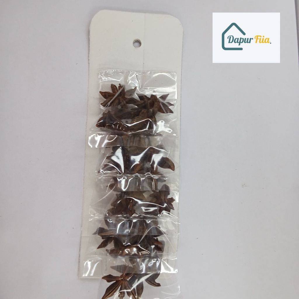 

Bunga lawang renceng kecil isi 5 bungkus / bumbu dapur / rempah / herbal / penyedap