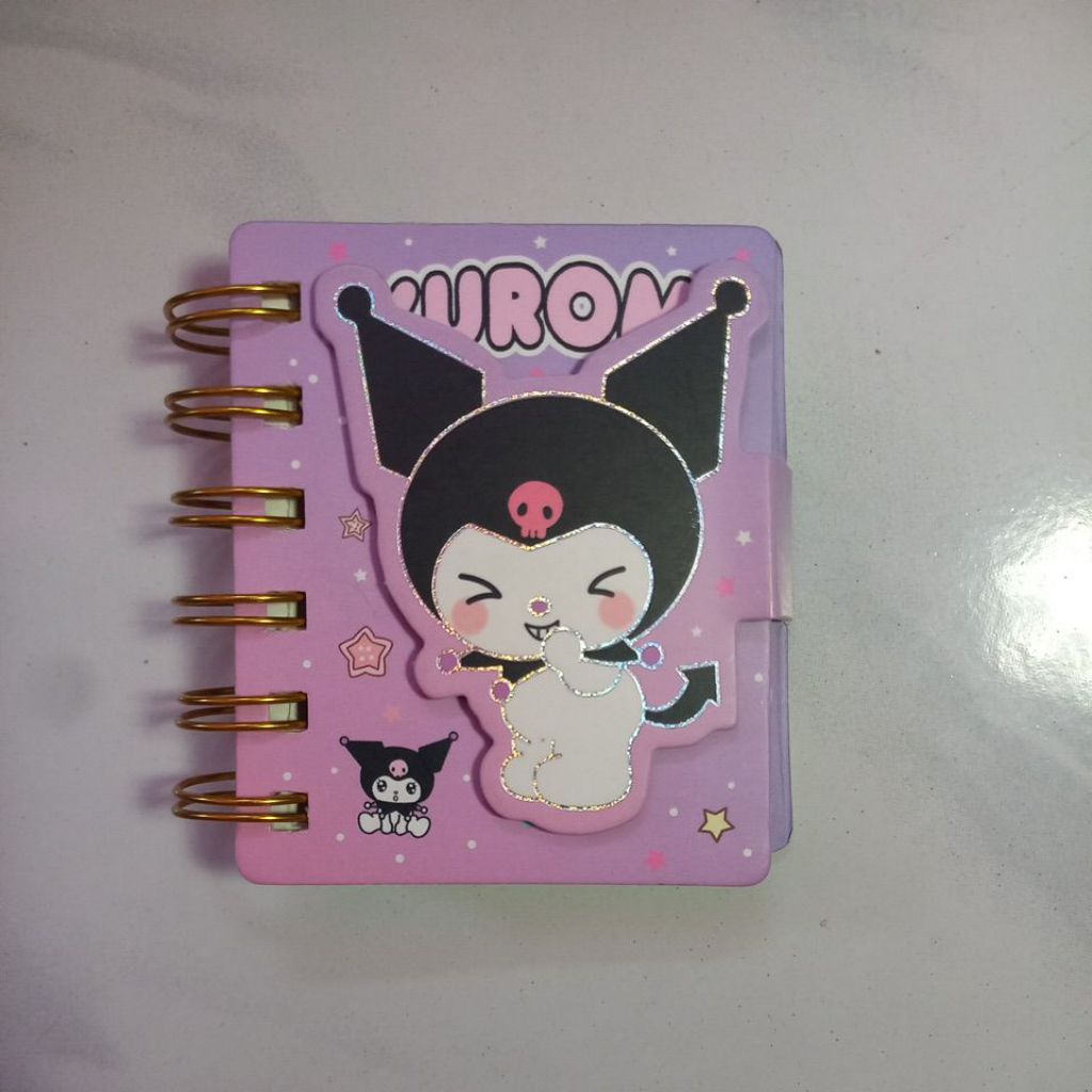

notebook kuromi magnet polosan new