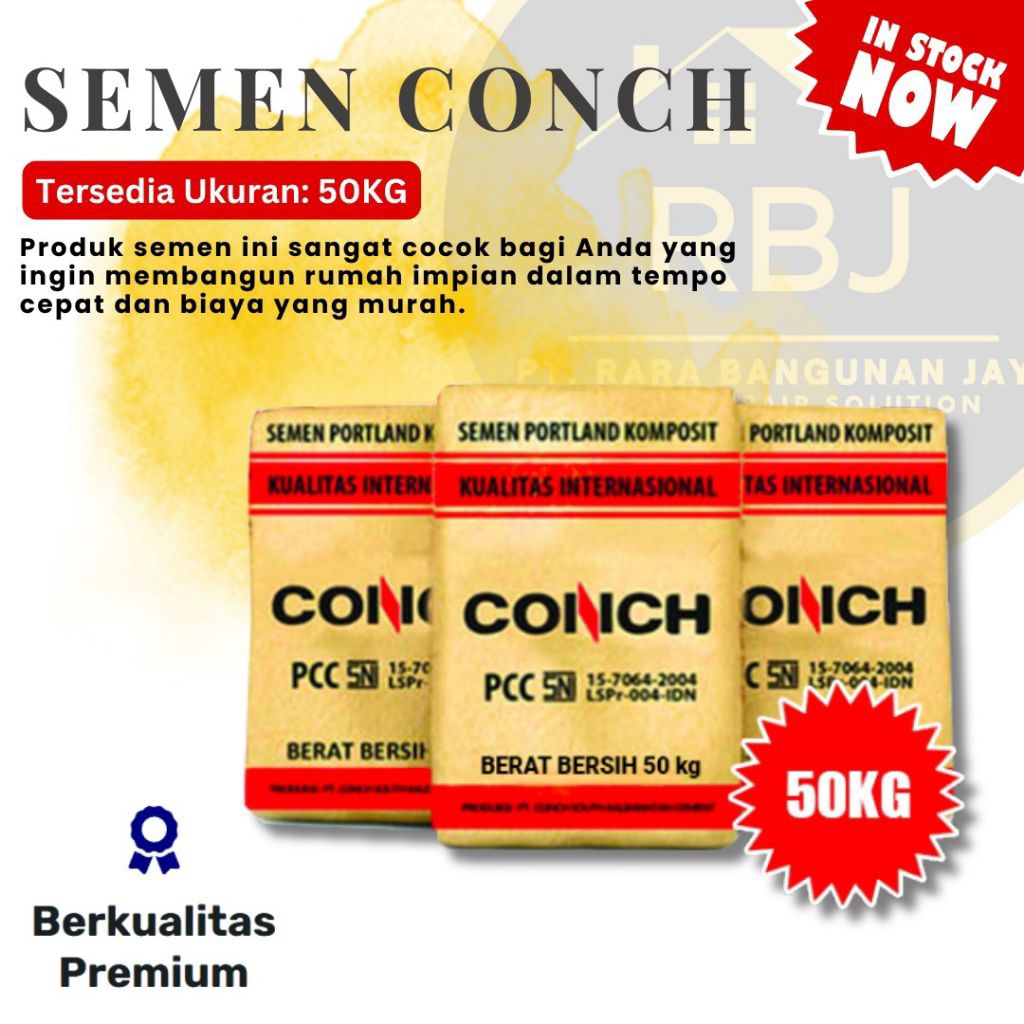 SEMEN CONCH (50KG) / 1 SAK / PCC