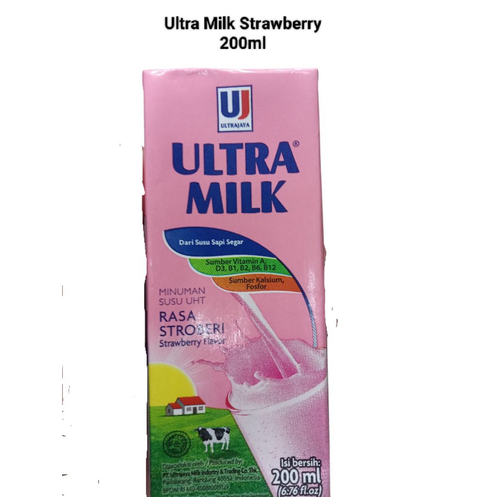 

PROMO !! Ultra Milk Strawberry 200ml isi 3pcs