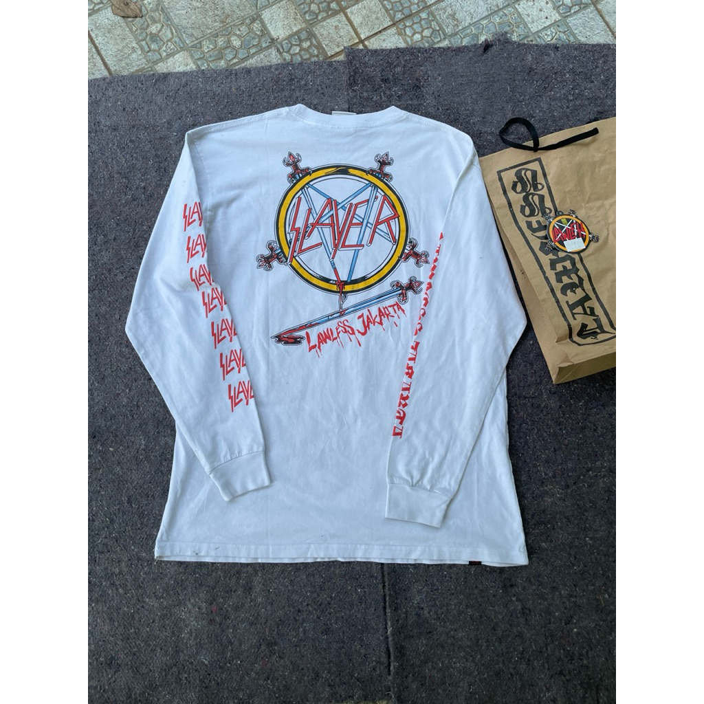 longsleeve lawless x slayer pentagram