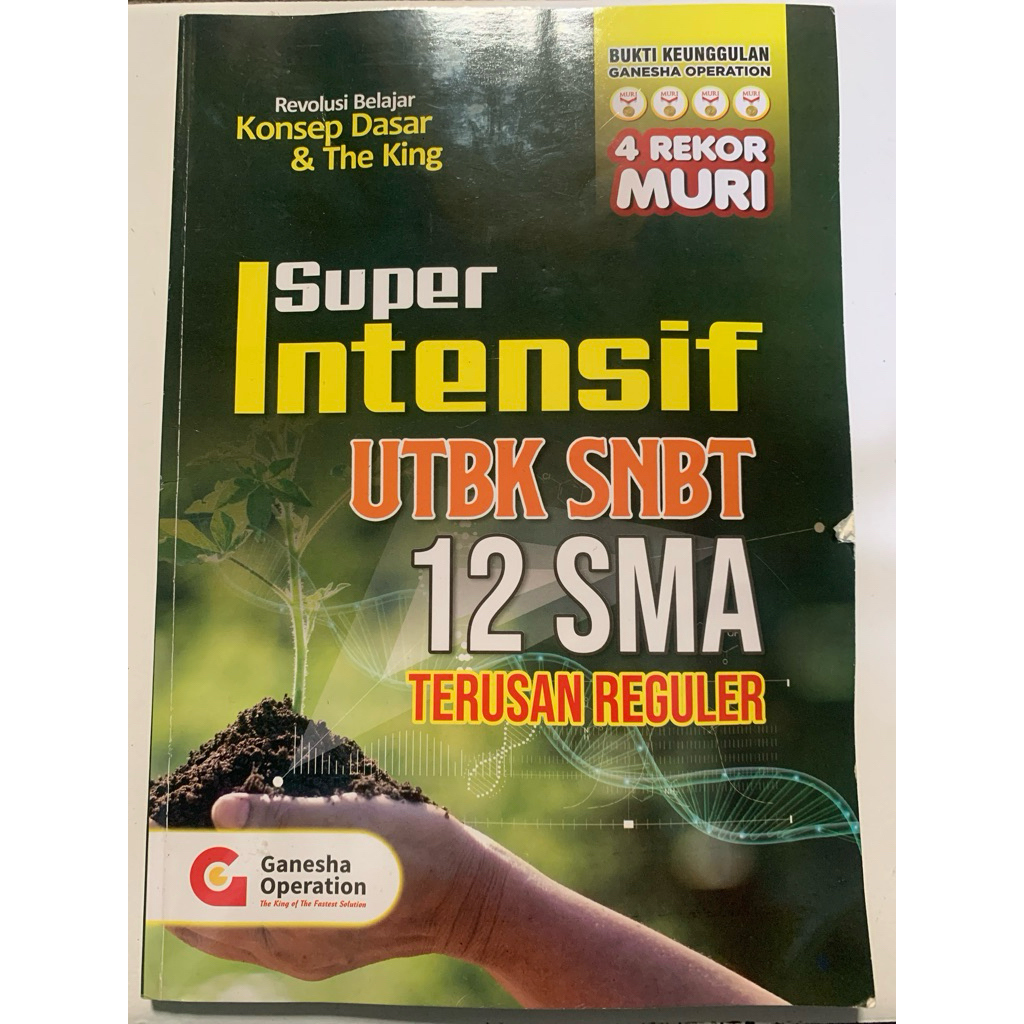 buku super intensif ganesha operation UTBK SNBT 12 SMA