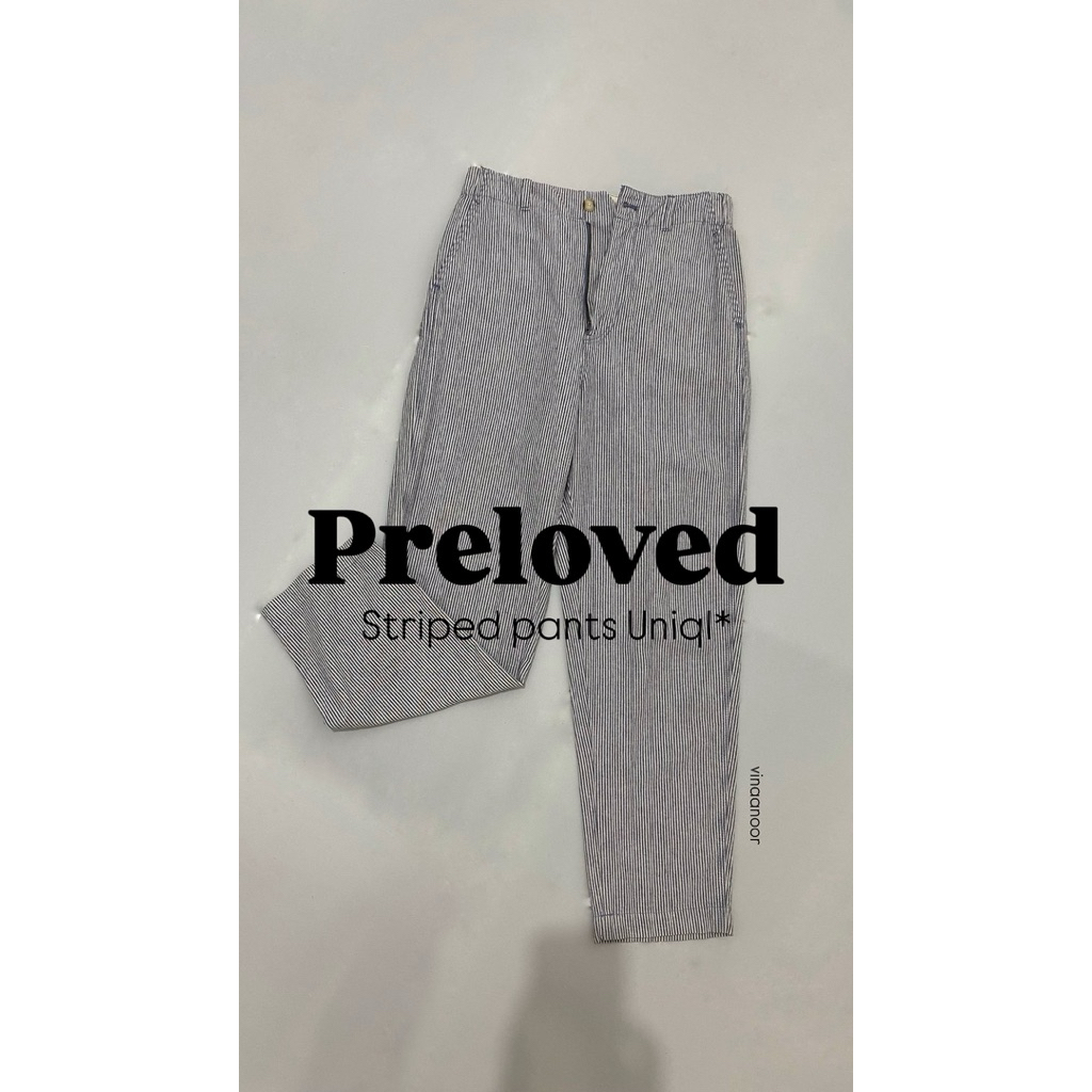 PRELOVED - STRIPED PANTS UNIQLO