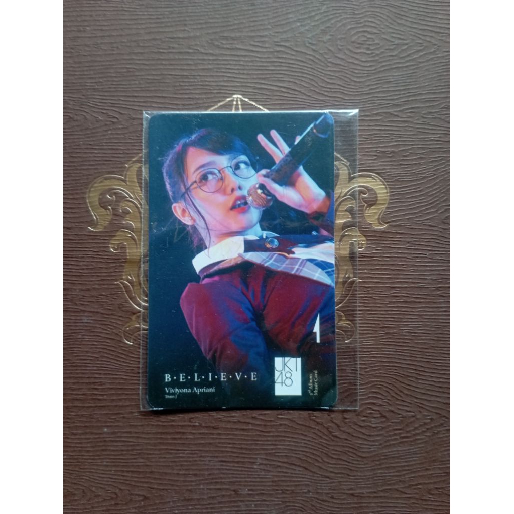 MUSIC CARD JKT48 BELIEVE VIVIYONA APRIANI, BACA DESKRIPSI