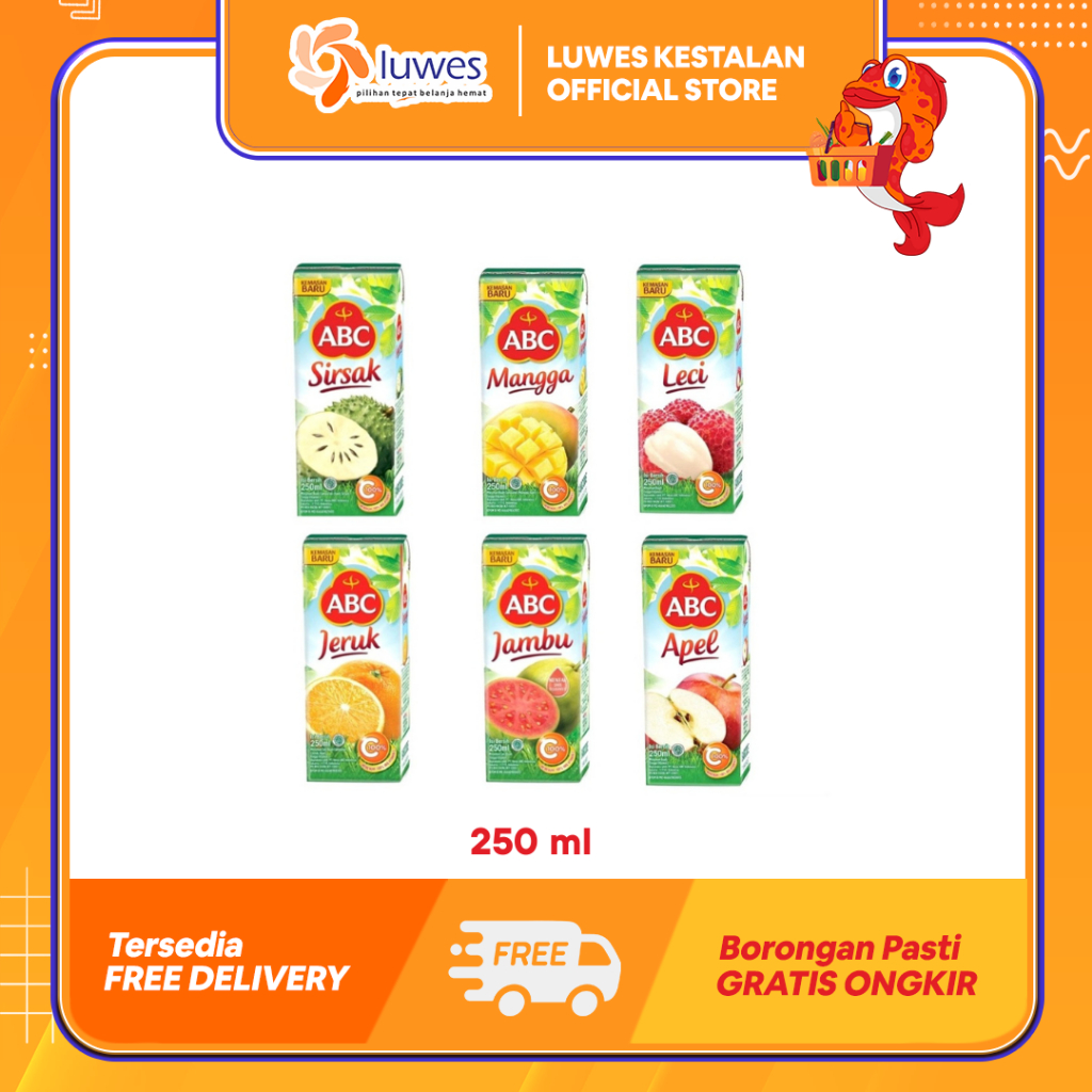 

ABC MINUMAN SARI BUAH 250ML