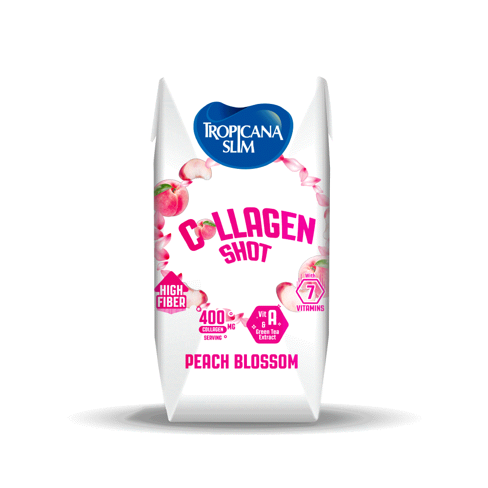 

1 Pack - Tropicana Slim Collagen Shot Peach Blossom 190ml 1 pcs