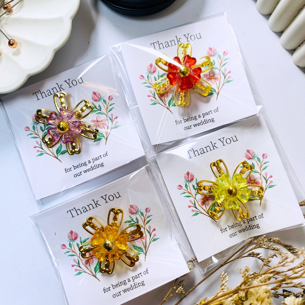 SOUVENIR BROS BUNGA Cengkeh  nikahan souvenir | bros souvenir | bros jilbab | sopenir | sofenir | cu