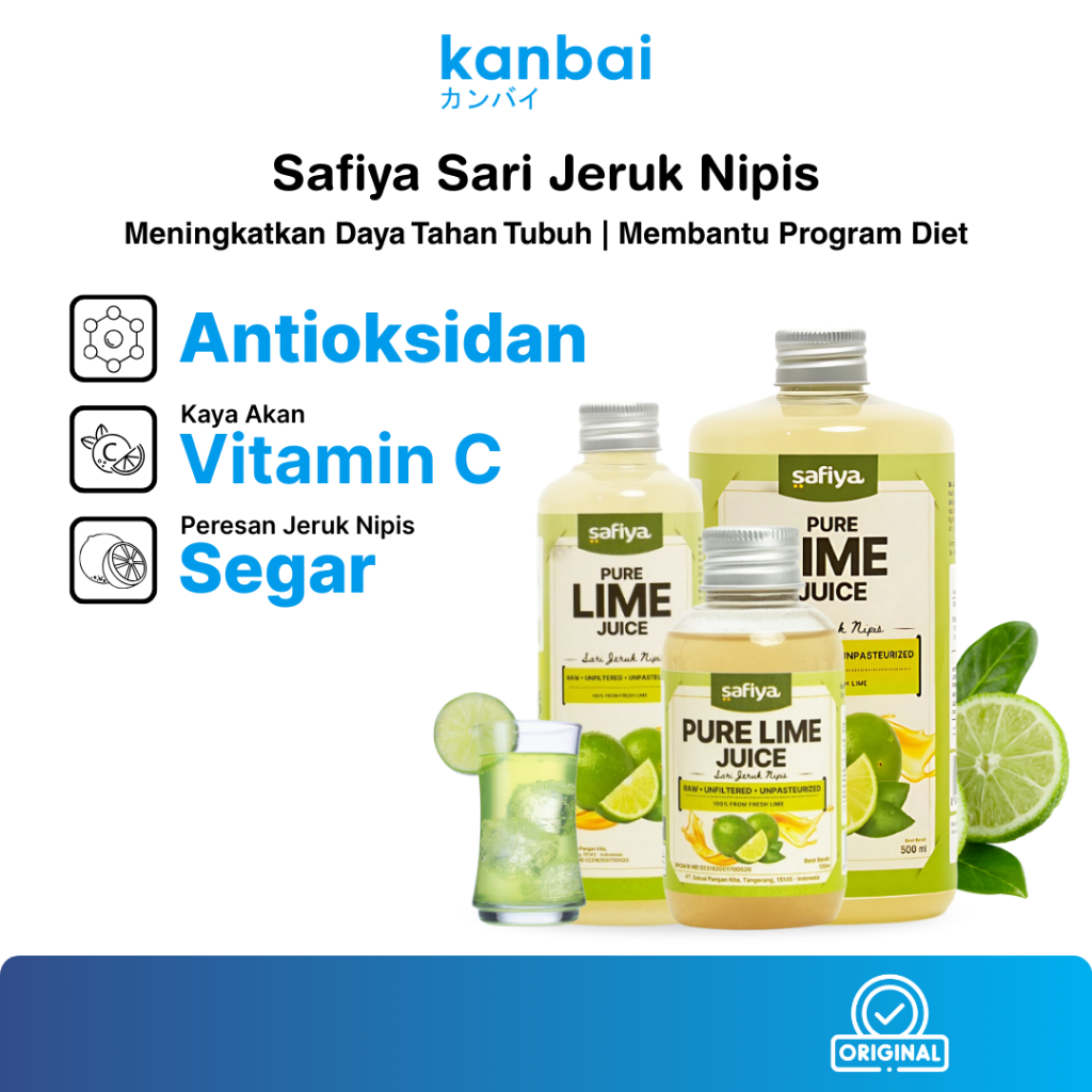 

Sari Jeruk Nipis Pure Lime 100% Asli / Air Jeruk Nipis Peras Murni / Pure Lemon Juice Organik 100 %