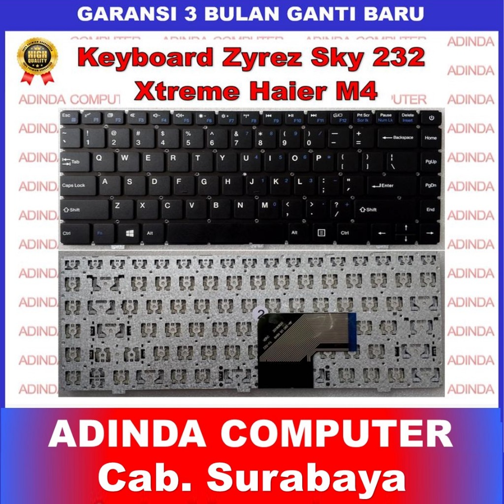 Keyboard Axioo Zyrex SKY-232 Sky 232 Xtreme Haier M4