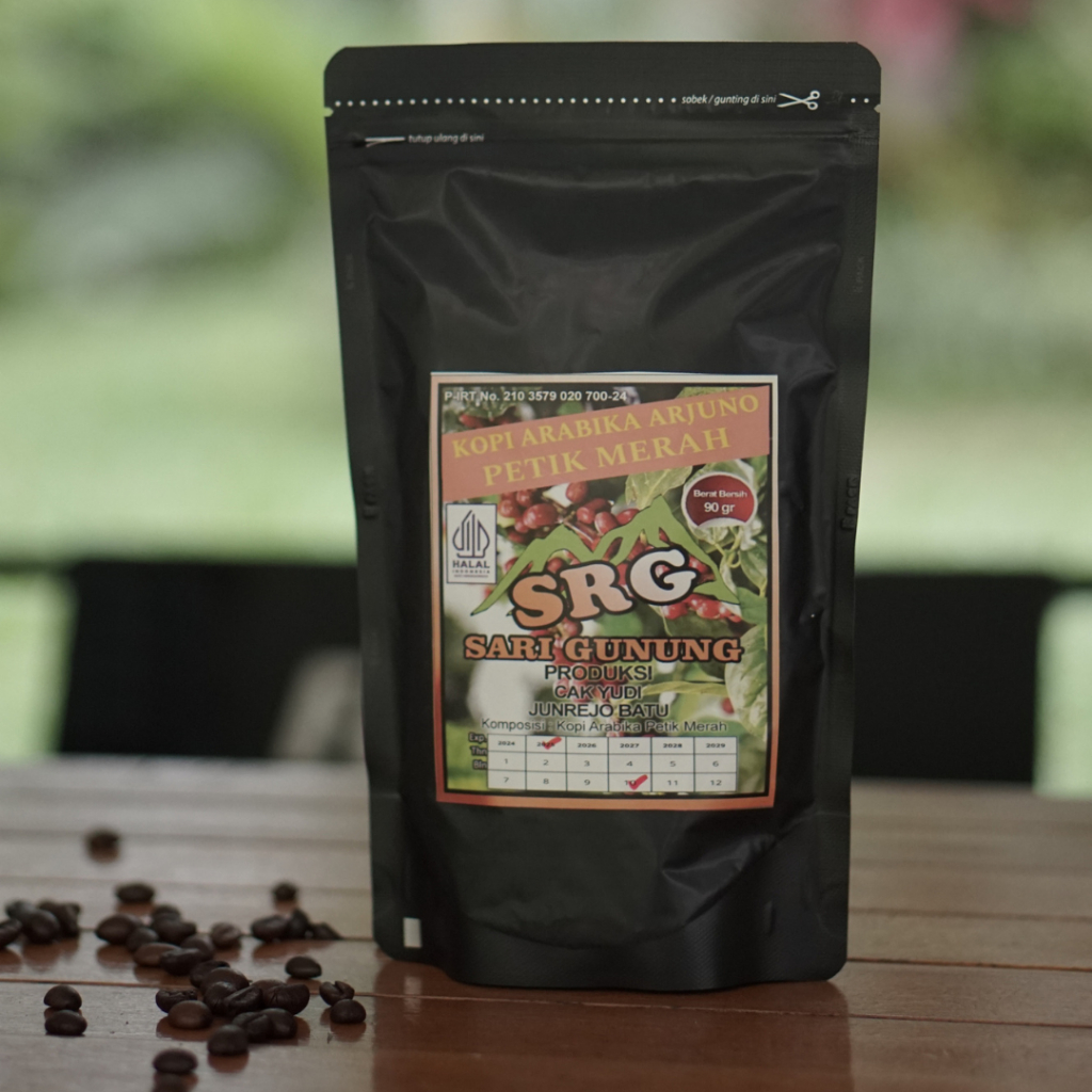 

SRG: Sari Gunung | Kopi Bubuk Arabika Arjuno Petik Merah | 90 gram