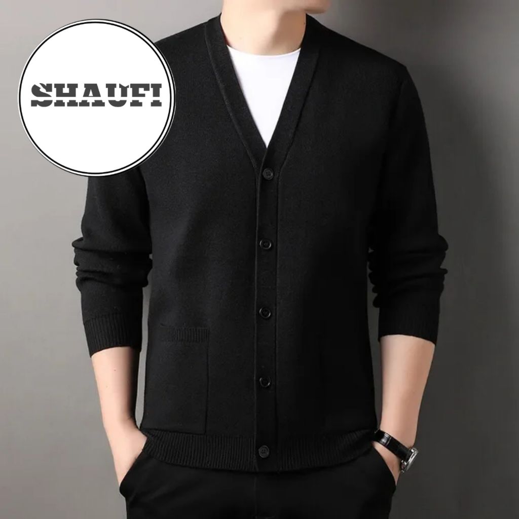 switer blazer pria/switer blazer rajut