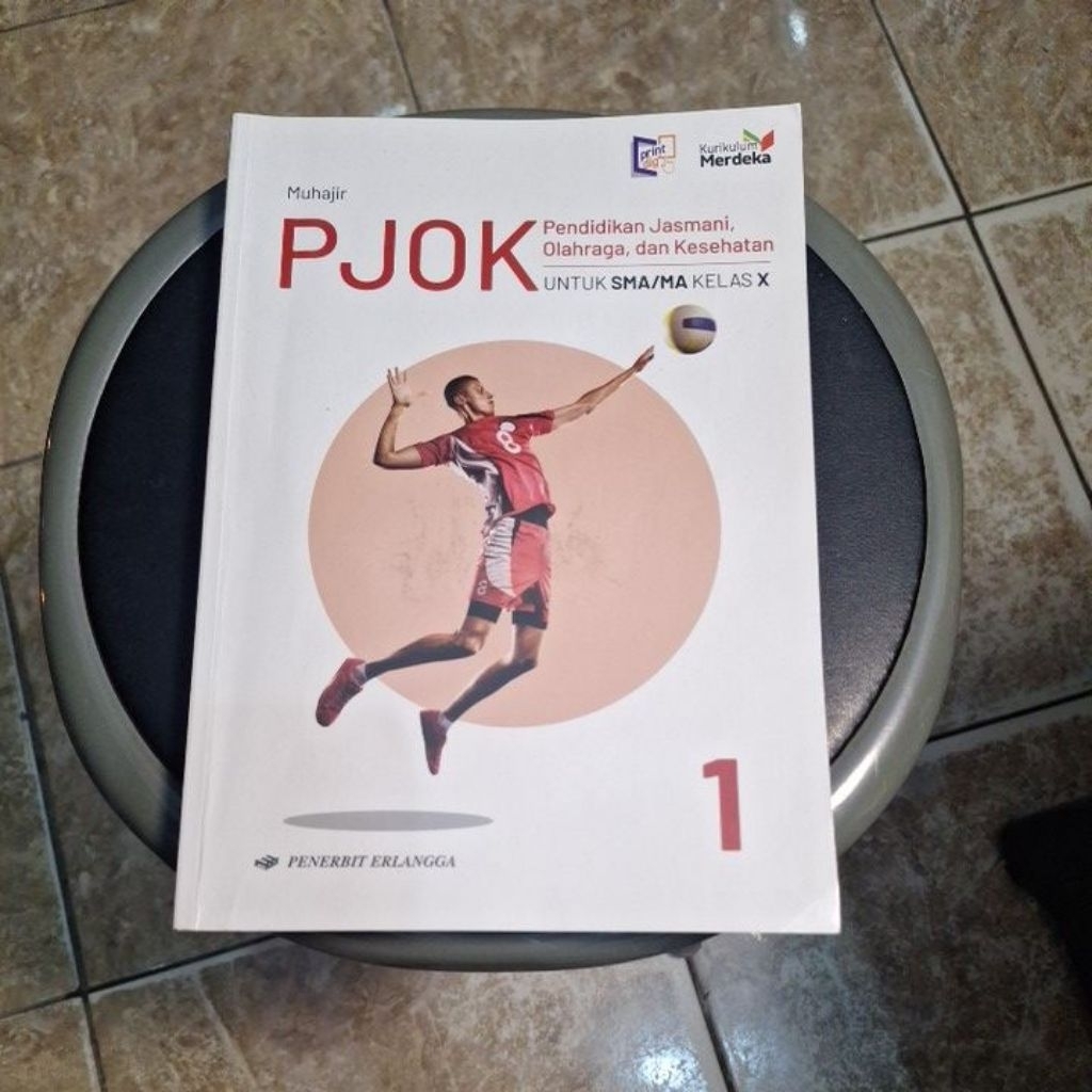 preloved buku PJOK kelas 10 penerbit Erlangga