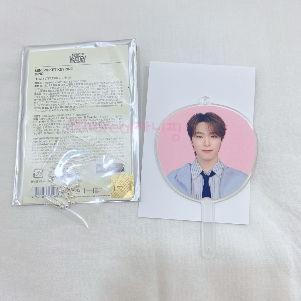 SEVENTEEN HOLIDAY MERCH - Mini Image Picket DINO Keyring