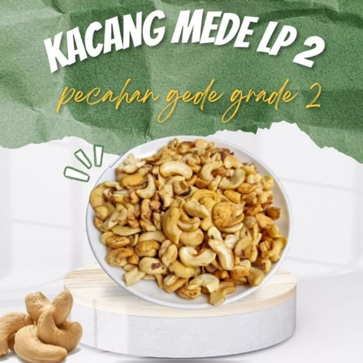 

Kacang Mete Patahan Mede Pecahan Murah Mentah Bumbu Ayam Gepuk 1Kg