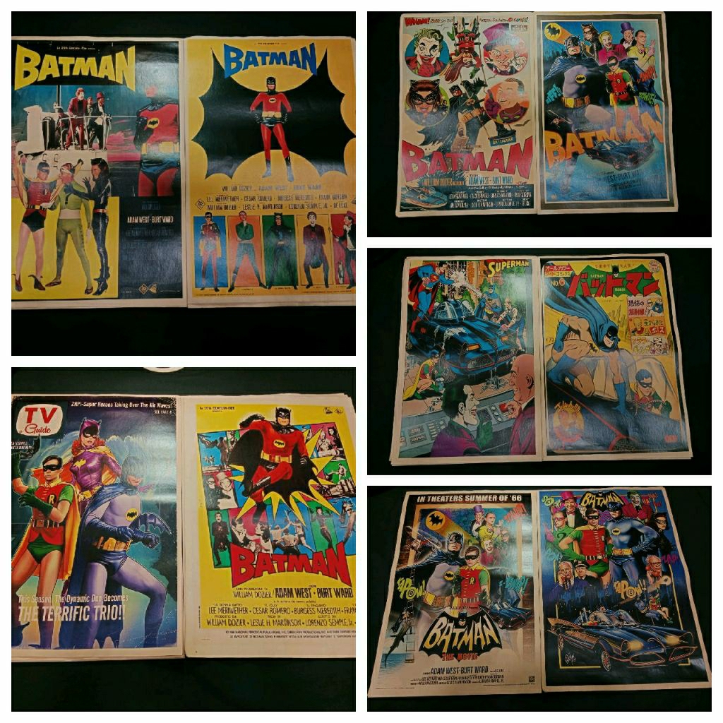 Poster Vintage Batman Komik Detective Cosmics