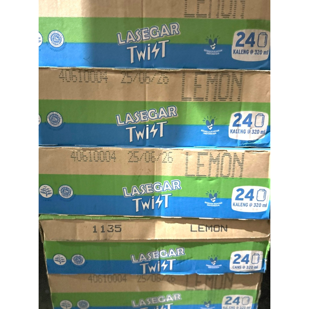 

Lasegar Twist 320ml @ 24 kaleng / 1 dus