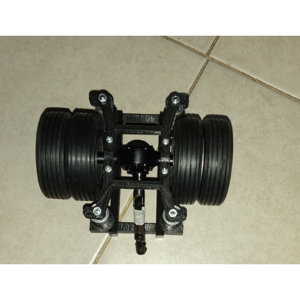 suspensi belakang RC bus skala 20