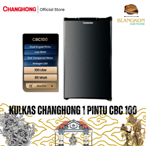 KULKAS CHANGHONG 1 PINTU CBC 100 | KULKAS MINI BAR CBC 50
