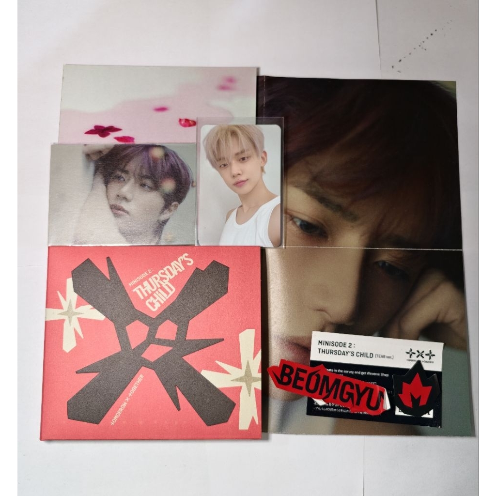 ALBUM TXT UNSEALED POLAROID MINISODE TEAR VER Beomgyu