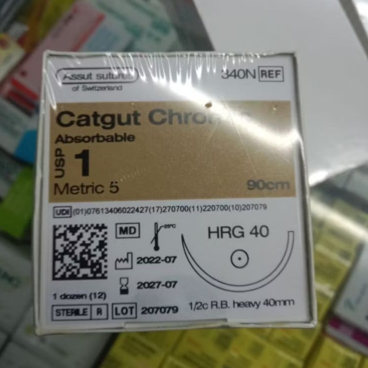 Catgut Chromic 1 HRG40 taper / Box
