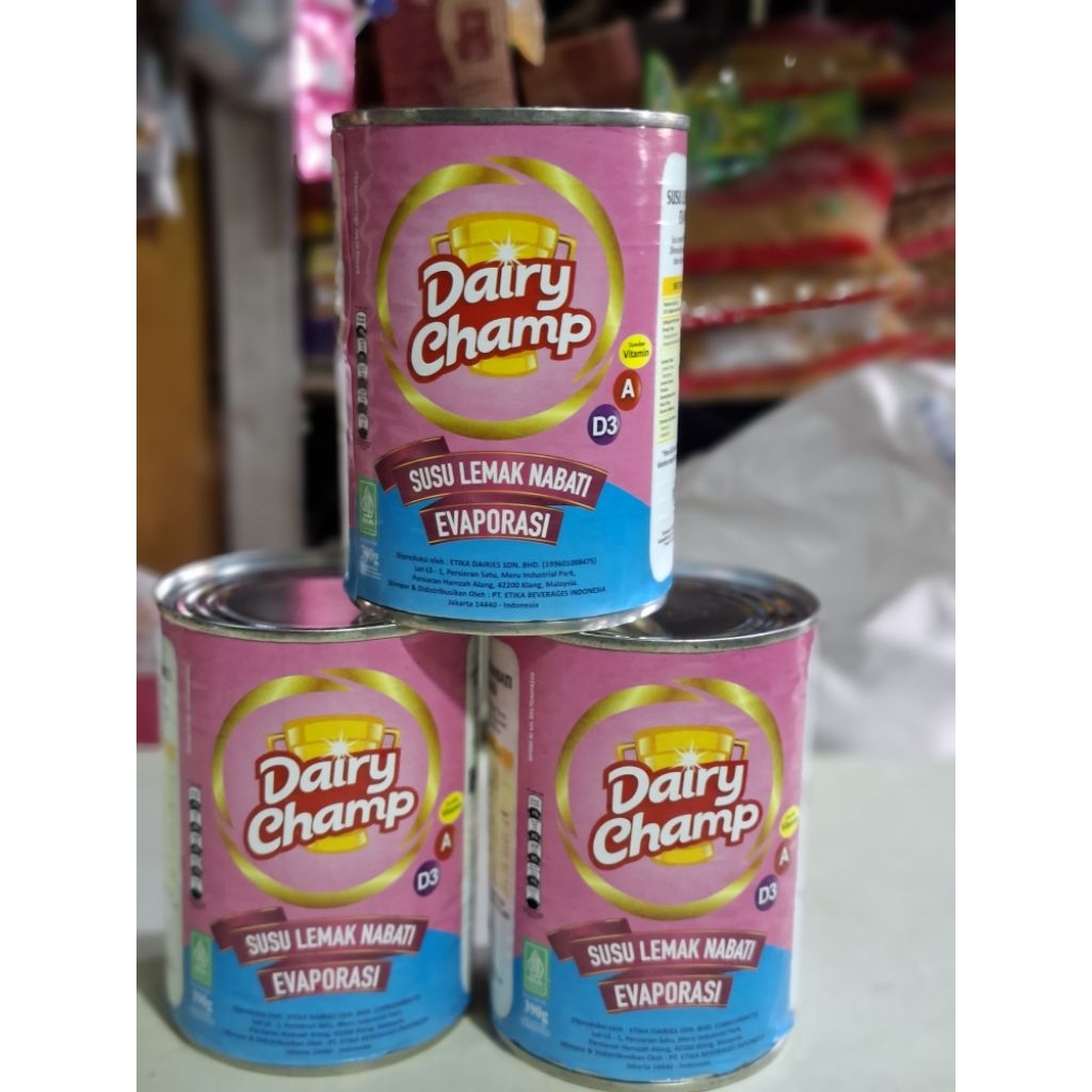 

SUSU EVAPORASI DAIRY CHAMP/SUSU SOP CAIR DAIRY CHAMP