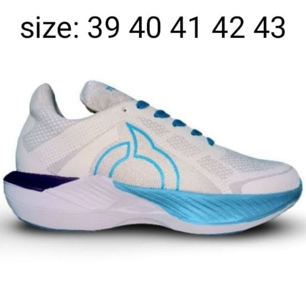 Sepatu Running Hyperglide 2.0 - HG   putih biru Wave SE Original Ortuseight - Pria dan Wanita - Shoe