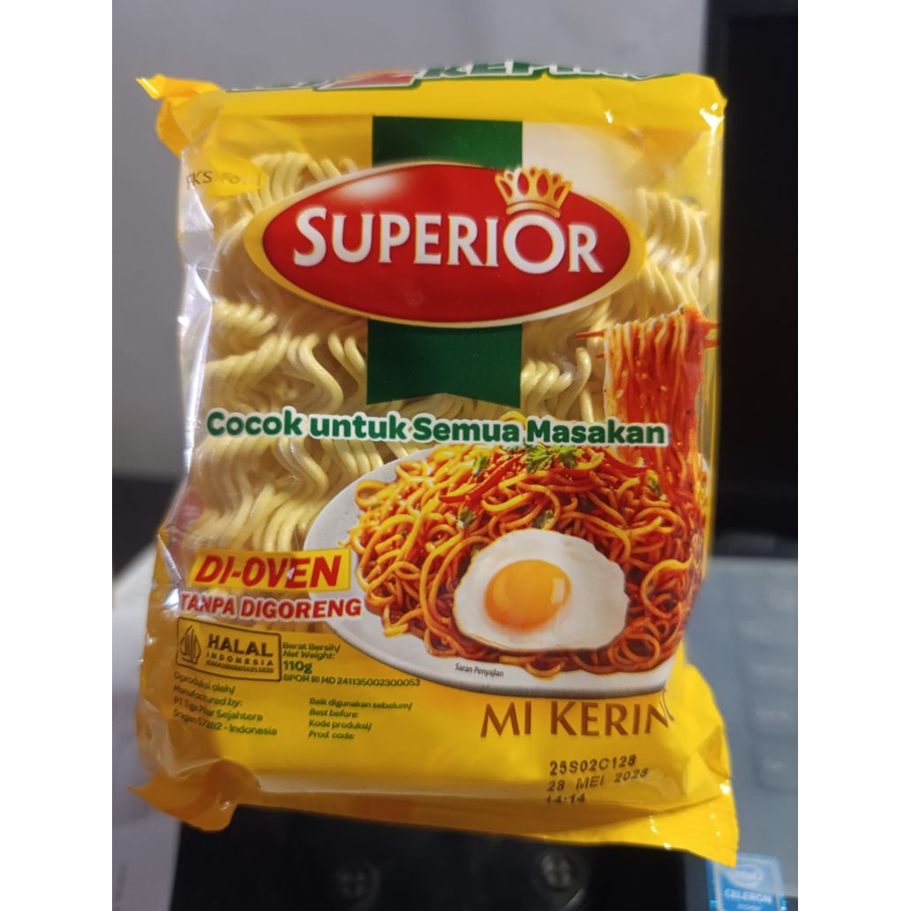 

Mie Kering Superior 110 gr