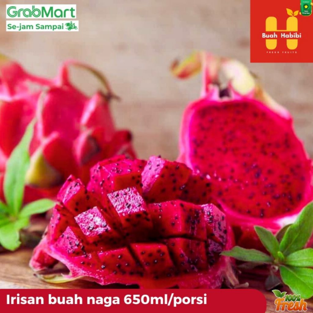 

IRISAN BUAH NAGA/650ml porsi