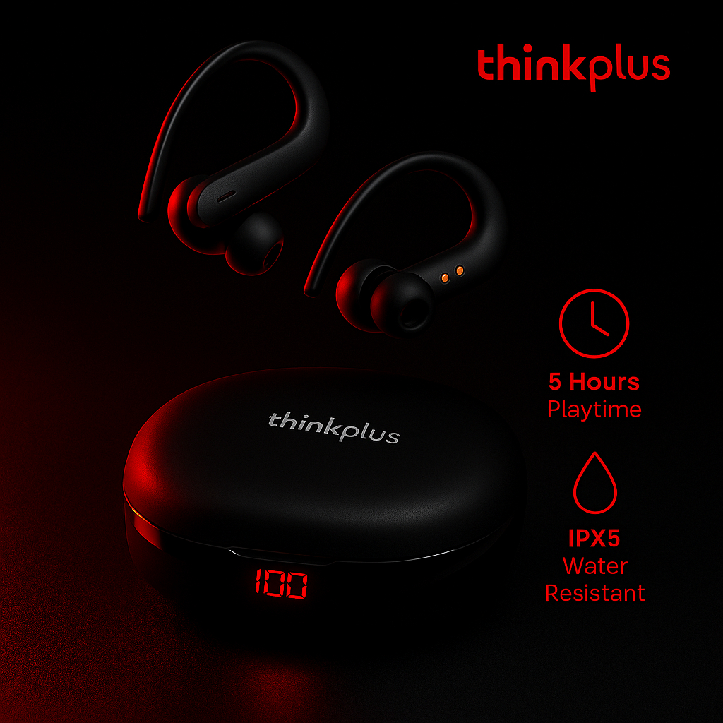 Lenovo Thinkplus T50 TWS Earphone Headset Bluetooth True Wireless