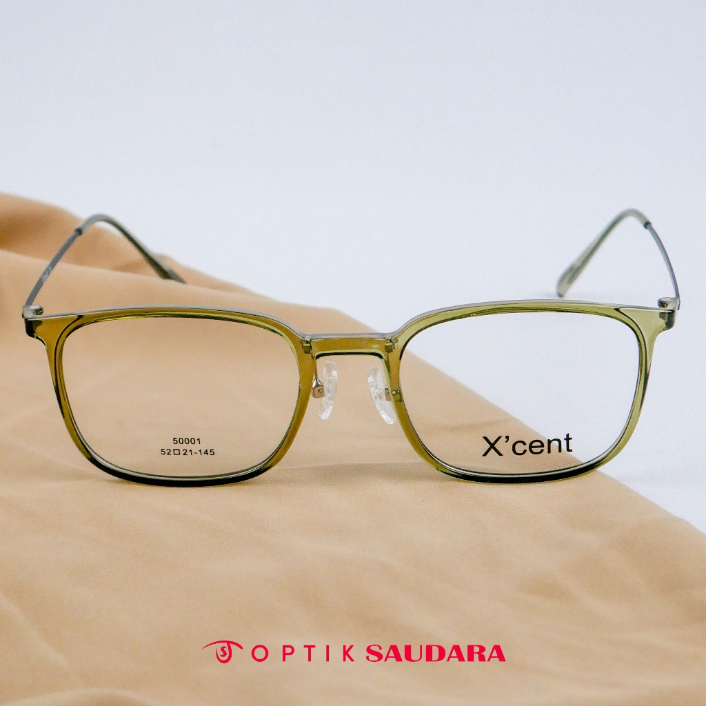 Optik Saudara -  Frame Xcent - Kacamata Unisex Model Style Elegant Modern F XC50001 C11 52