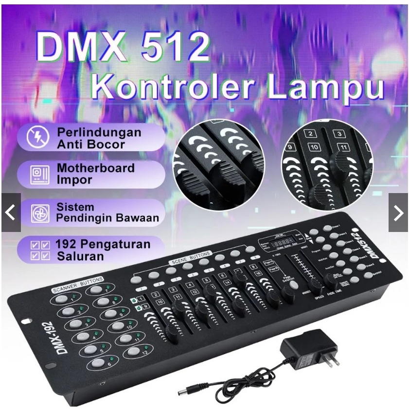 DMX CONTROLLER/ MIXER LIGHTING DMX 512 CNTROLLER DJ