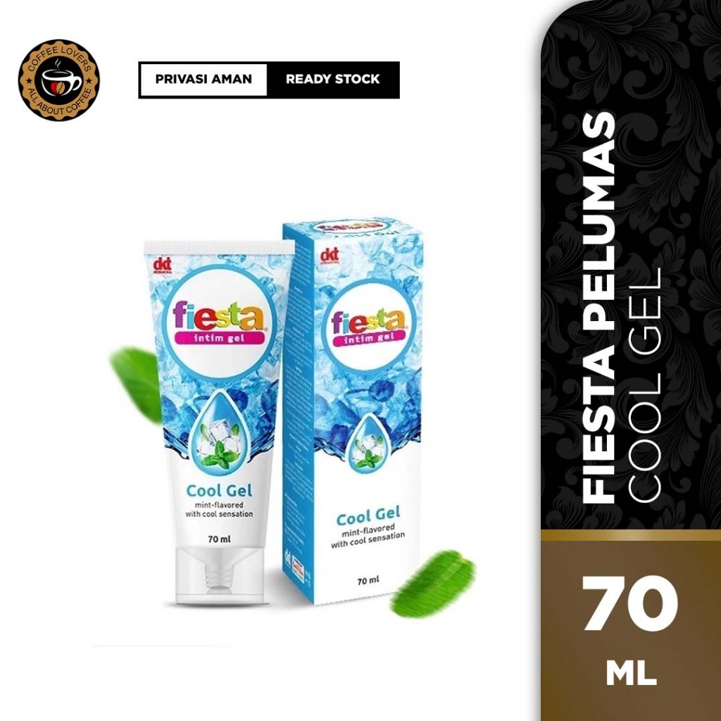 Lubricant Fiesta Intim Pelumas - Cool Gel 70ml | Lubrican Pelumas Wanita | Pria | Lubricant Gell
