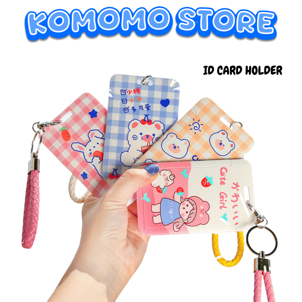 

KMM ID CARD HOLDER MOTIF KARAKTER LUCU TEMPAT KARTU PHOTOCARD PHOTO CARD FLOWER