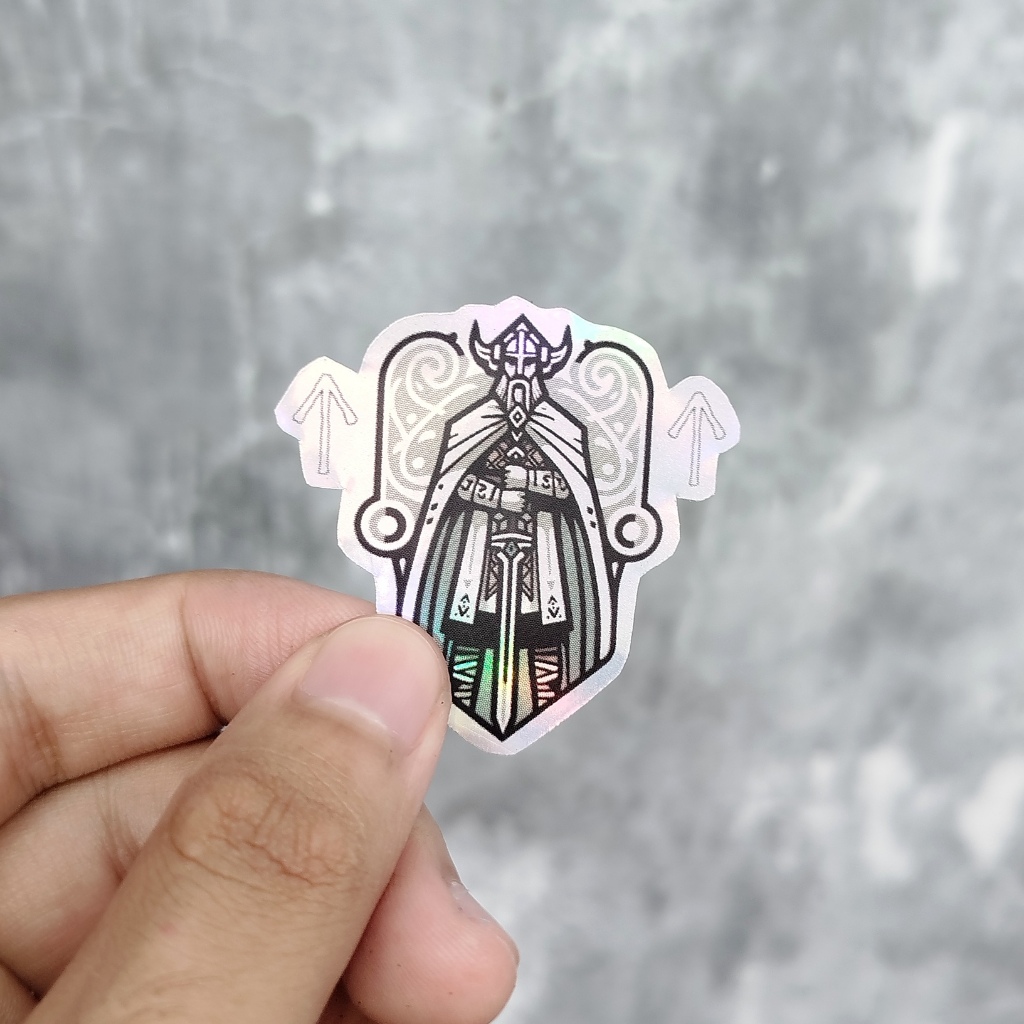 

Sticker hologram Tyr The God Of War Untuk hp laptop motor helm dll