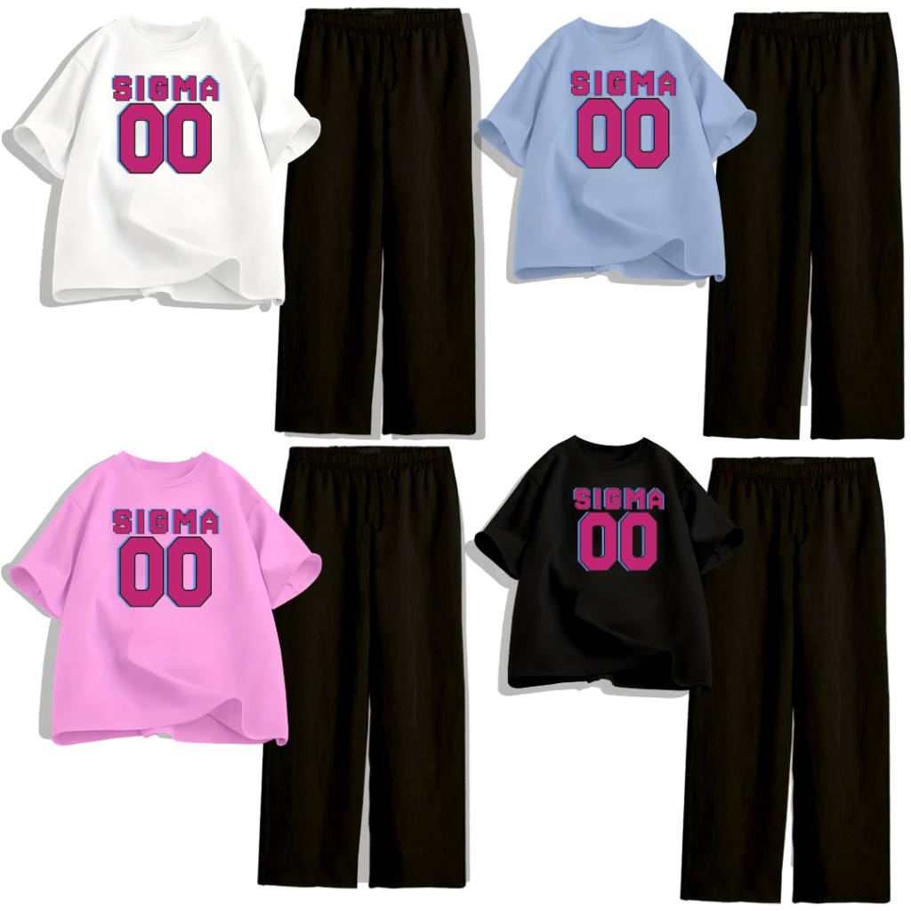 Setelan Anak Baju Celana Kulot Panjang usia 5-12 Tahun SIGMA 00