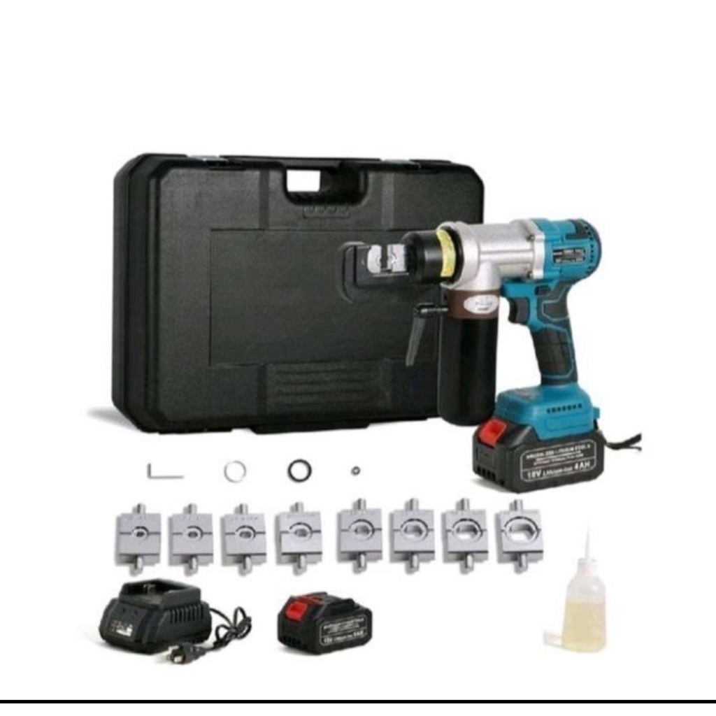 Alat Press Hidrolik Baterai / Tang Press Skun Hydraulic MZS-70/Electric Hydraulic Cable Lug Crimping